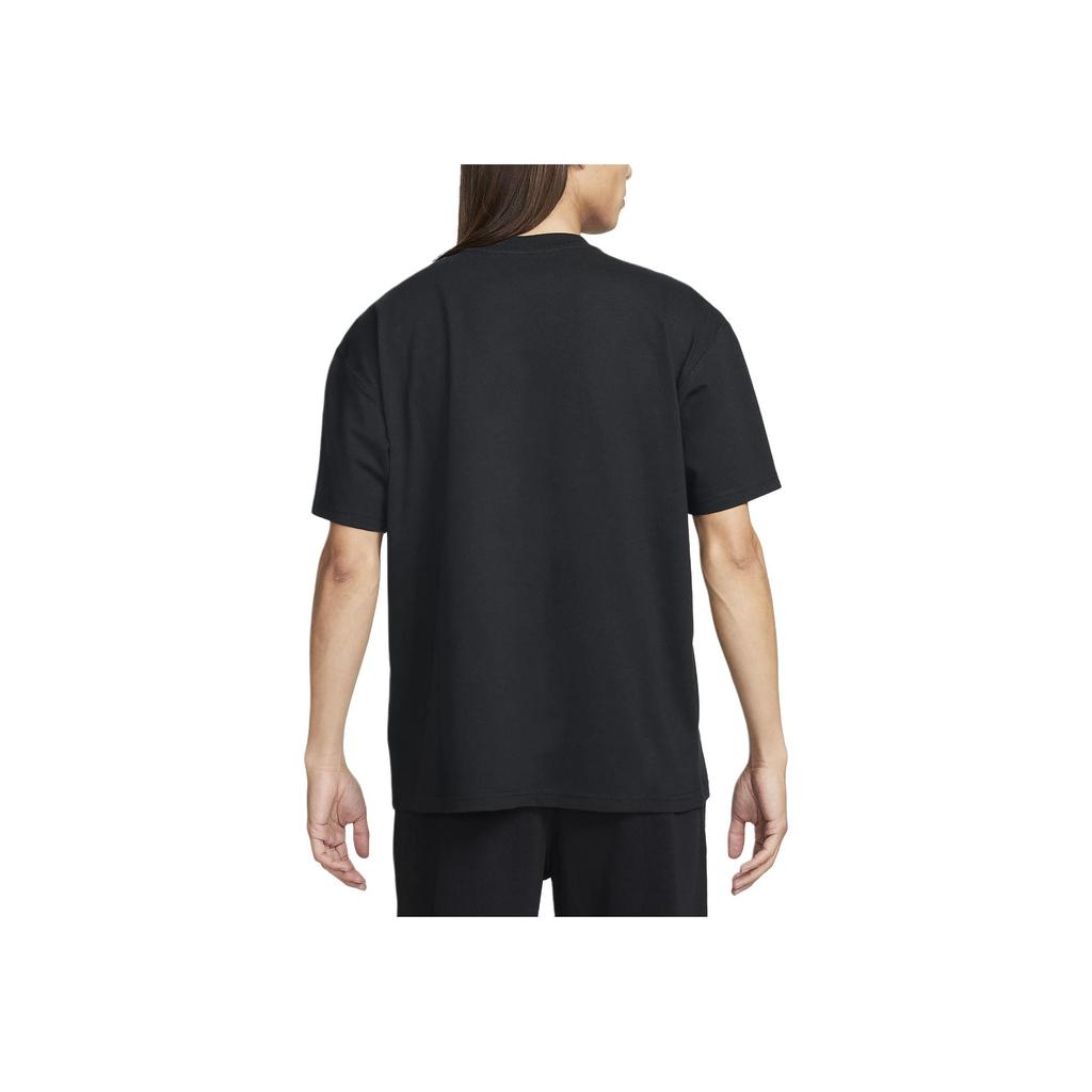 Nike Solid Color Crew Neck Pullover Casual Short Sleeve T-Shirt Men Tops Black FQ3763-010