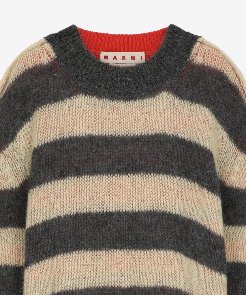 MARNI Striped Sweater - Black:White / Gcmg0204Q0Ufu185Mxn38