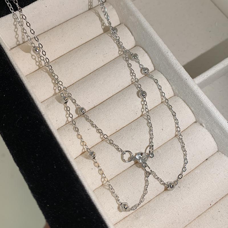 Retro Heart-shaped Bow Pendant Necklace for Women, New Chinese-style Zen-inspired Feather Peace Pendant