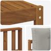 Outdoor Sofa Set with Cushions 4 pcs Natural and Light Grey