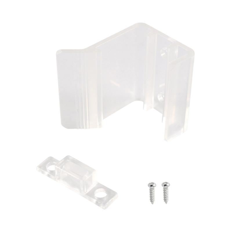 Clear Sliding Mirror Door Latches Secure Fit Clear Trailer Door Handle Easy to Use for Trailer Campers Interior Hardware