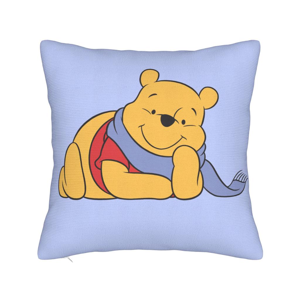 Winnie-the-Pooh Pillowcase Polyester Cushion Cover Decor Cute Cartoon Throw Pillow Case Cover Home Square 40*40cm