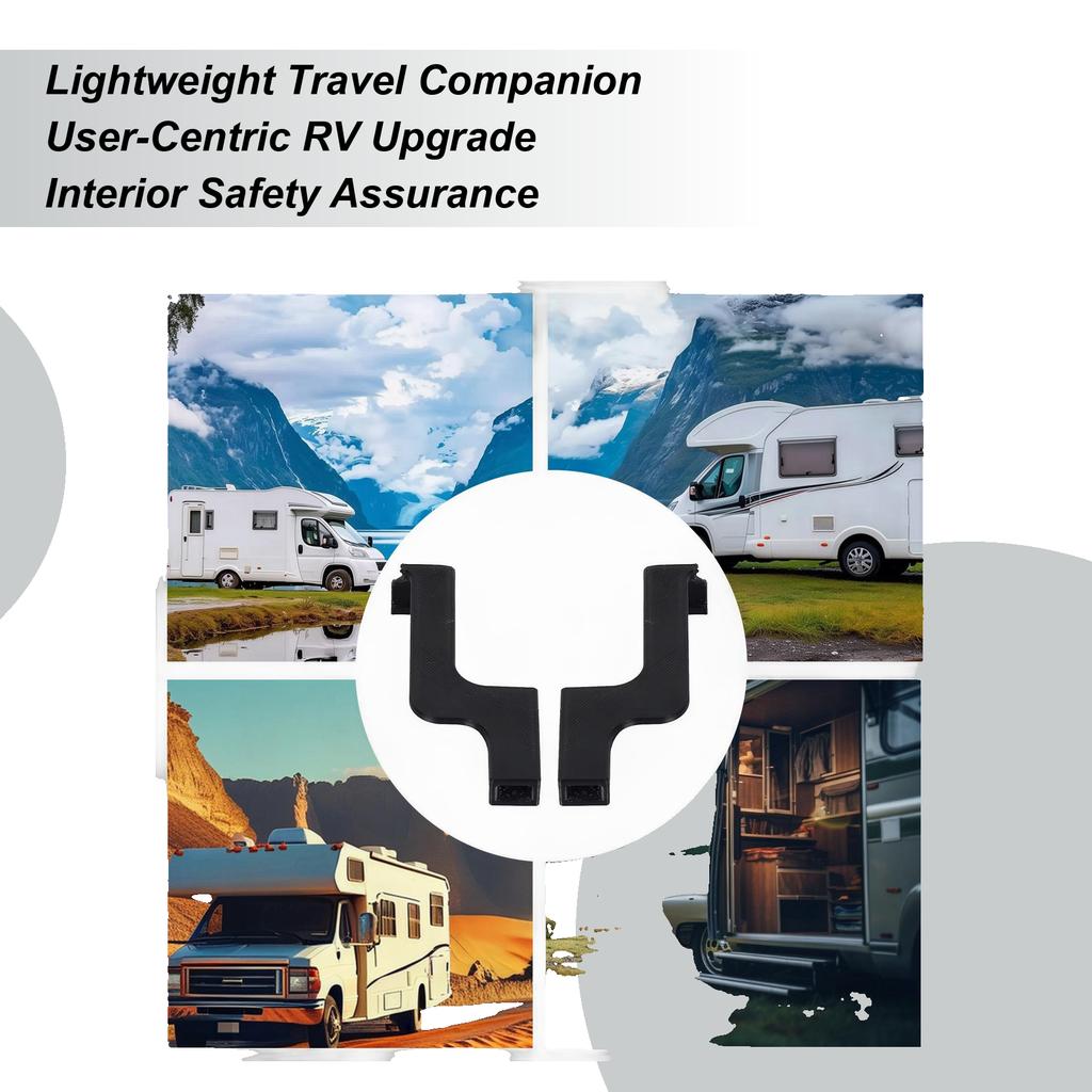 Window Safety Locks 2 Pieces No Drilling RV Accessories Caravan Window Latch Security Accessories For Caravan Inside Road Trip