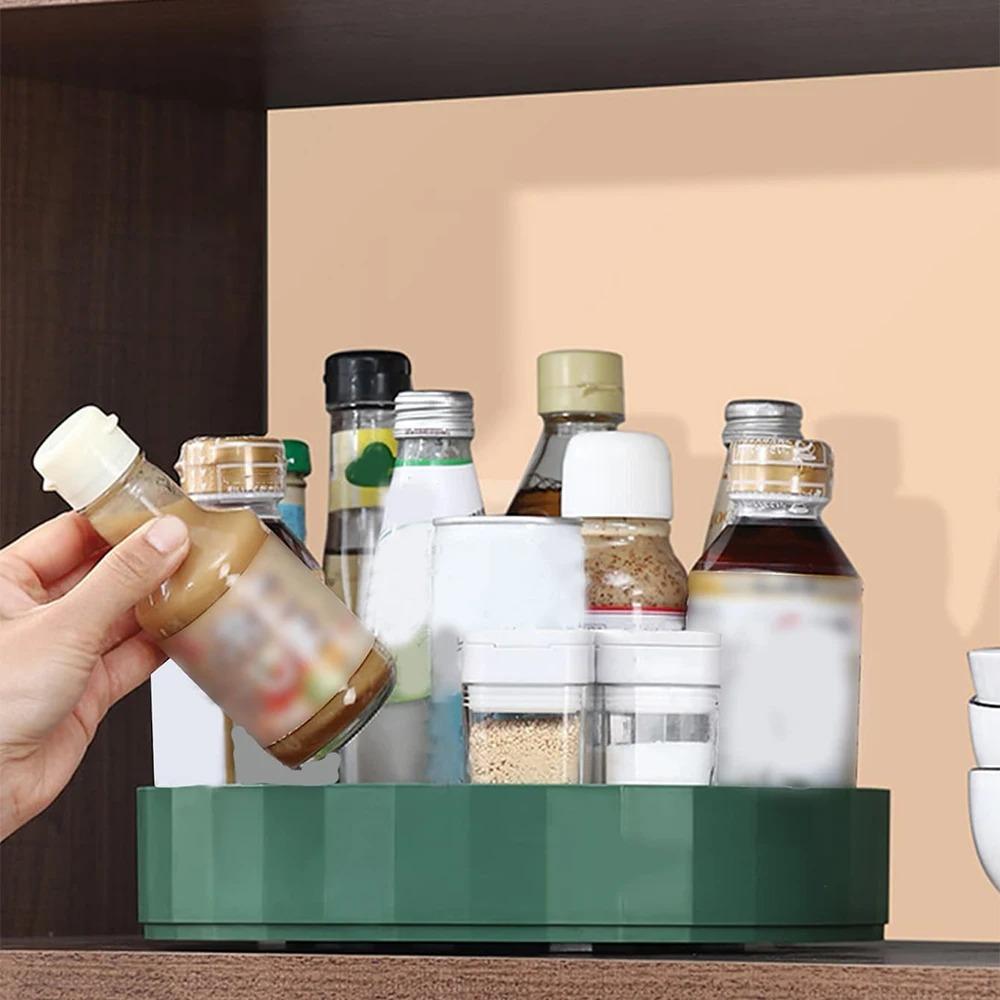 

Многофункциональная пластиковая полка для хранения специй с проигрывателем, новый держатель для приправ