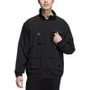 Adidas Neo Jackets Men's Black Stand Collar Moderate Workwear (Unisex) Jackets HE7940