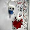 2pcs/Set Hollow Knight 2 Hornet Figure Toy Fridge Magnet Desktop Decoration Model Ornaments Toys Boys Girls Christmas Gifts
