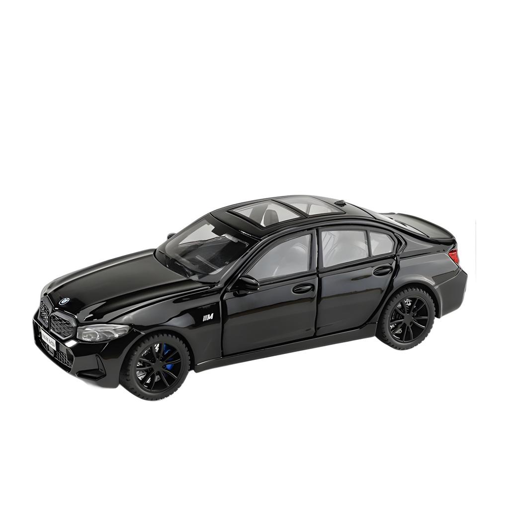 Simulation 1/32 BMW 320I Alloy Car Model Sound Light Diecast Toy Vehicle Toy Car Birthday Gift Miniature Voiture Home Decor