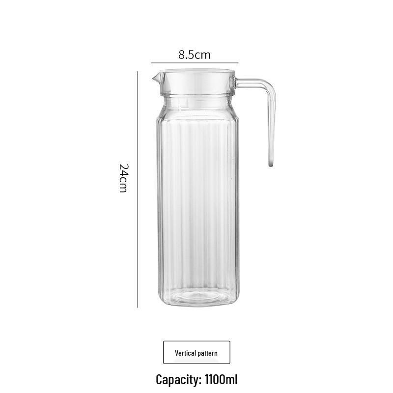 High-Temperature Resistant Acrylic Juice Jug - Plastic Fruit Beverage Kettle for Restaurants & Bars