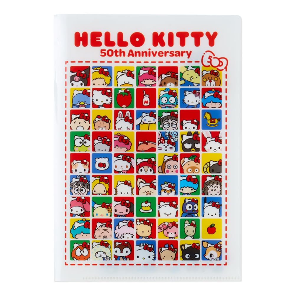 Sanrio HELLO Sanrio Characters Sticker Set with 22 x x 130028 (SANRIO) Everyone! File, 15.3 0.2 cm, PP/Paper,