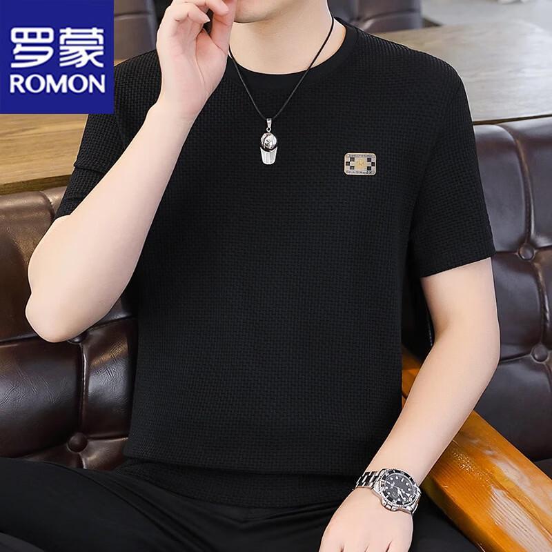 ROMON Men's Ice Silk Quick Dry Short Sleeve T-Shirt