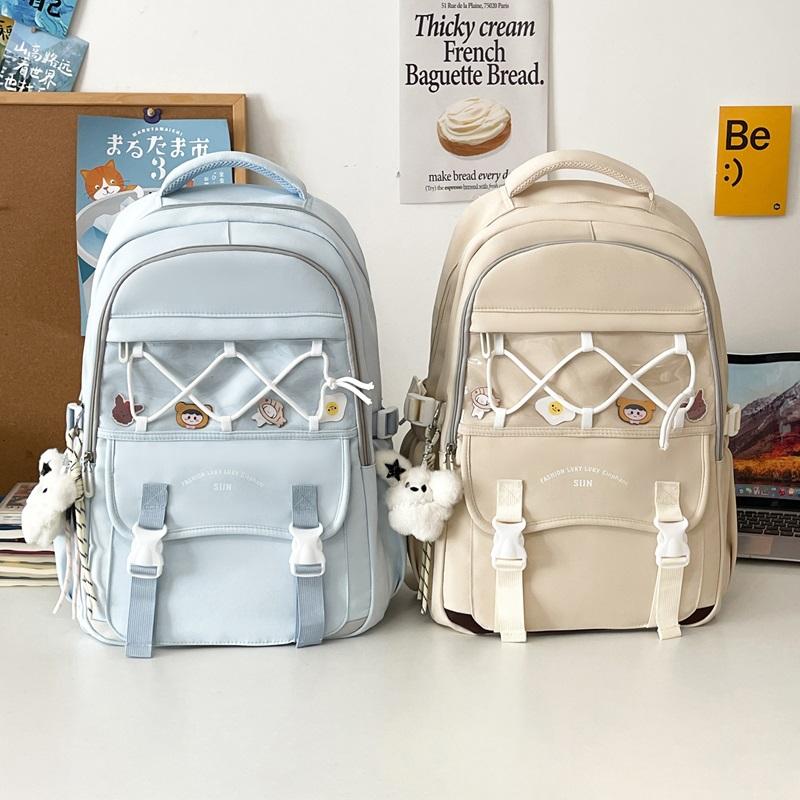 Women's Large Capacity Backpack College Style Student Schoolbag