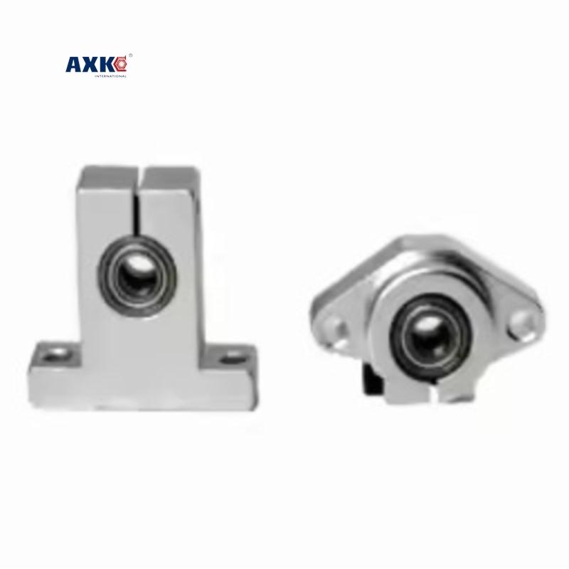 2PCS Economical Vertical/flat Support Seat with Fixed Seat Micro Small Bearing DIY Inner Diameter 3 4 5 6 7 8 9 10 Mm 2Pcs