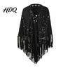 Winter Coat Accessory Women Shawl Hollow Tassels Hem Scarf Color Versatile Warm Fabric Comfortable Wrap Classic