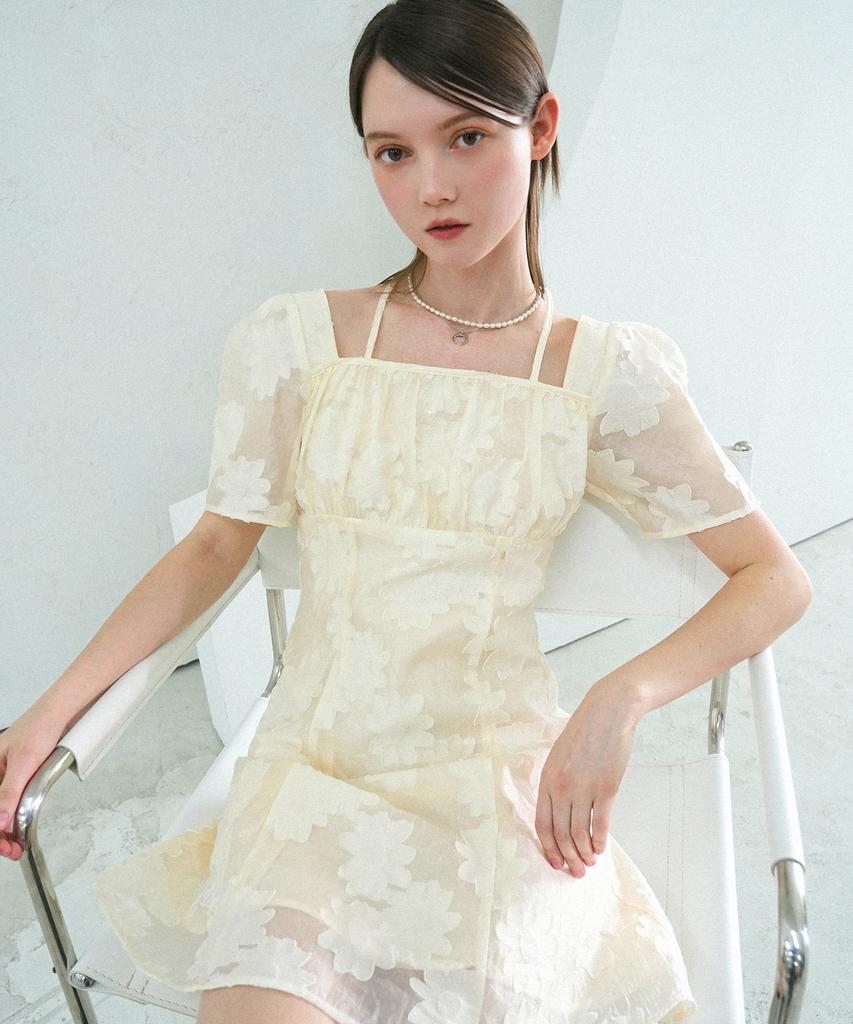 VIVACIOUS Flower Mini Onepiece Cream