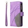 For Samsung Galaxy A17 5G/A17 4G/A26 5G/A16 5G/A16 4G Leather Case with Strap Zipper 9 Card Slot Phone Cover Stand