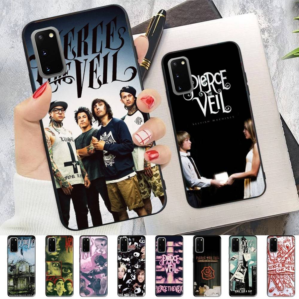 Band Pierce The Veil Band Phone Case For Samsung S 24 Fe 25 Ultra Plus 20 Lite 21 30 22 23 24 22 Ultra 5G Fundas