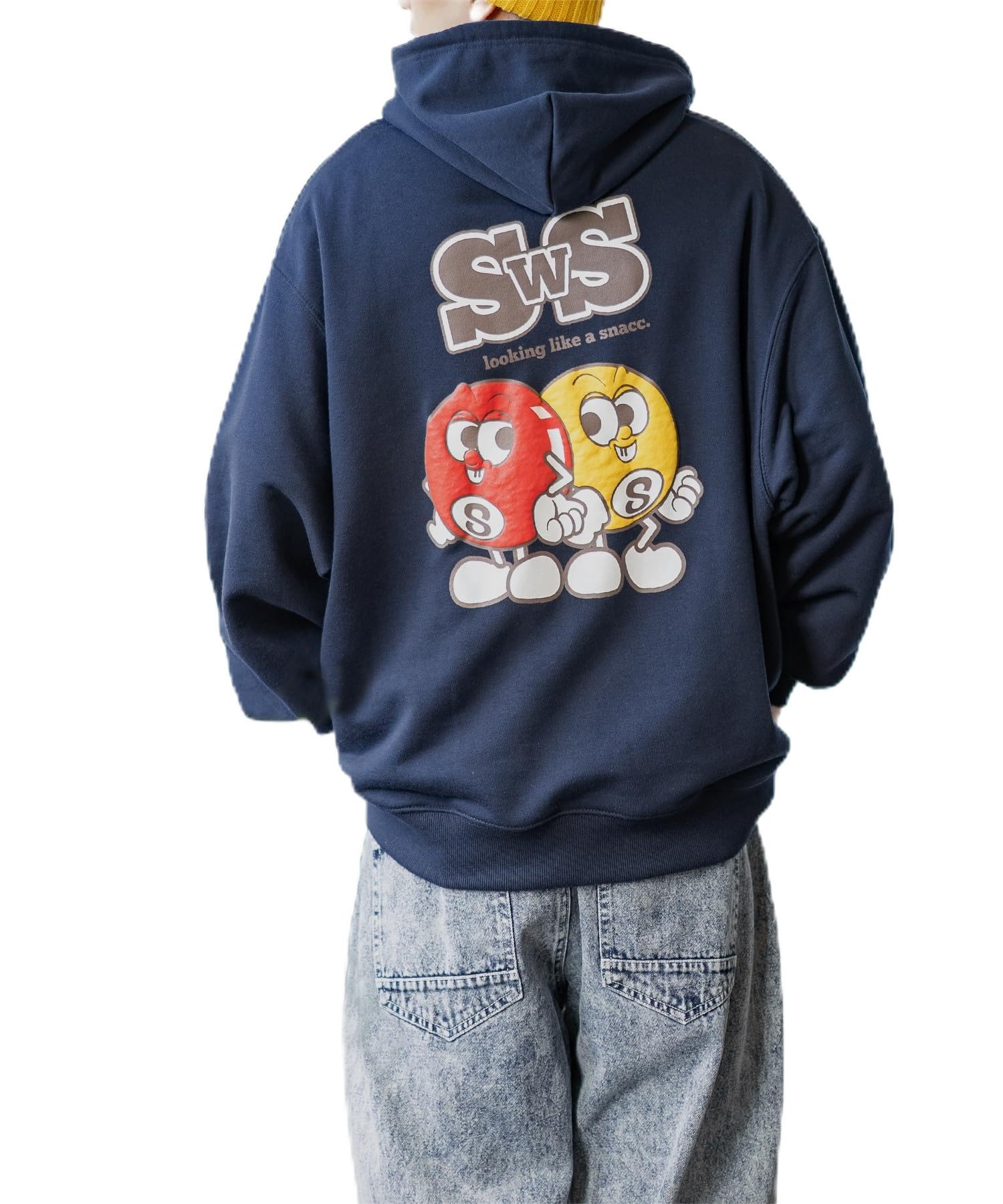 

IMPROMES Men s SIDEWAYSTANCE SWS Fleece Pullover Hoodie in Navy
