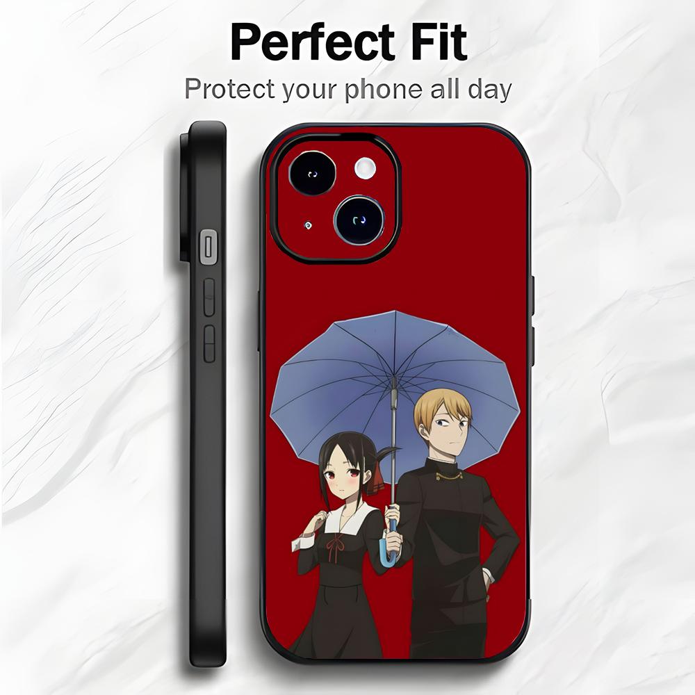 

Romantic Anime K-Kaguya-sama Love Is War Phone Case Phone Case Soft Packaging Lightweight For iPhone17 16 15 14 13ProMax iphone12promax