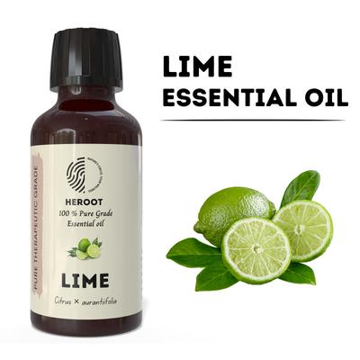 Limette, 100 % reines ätherisches Öl, natürliche therapeutische Qualität, geistige Wachsamkeit