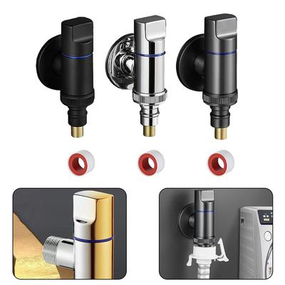 Water Stop Valve Angle Valve With Raw Tape Stainless Steel