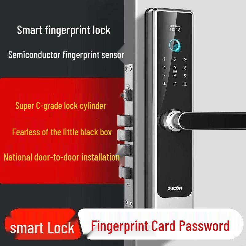 ZUCON F790P Smart Fingerprint & Password Door Lock CN plug (adapter included)