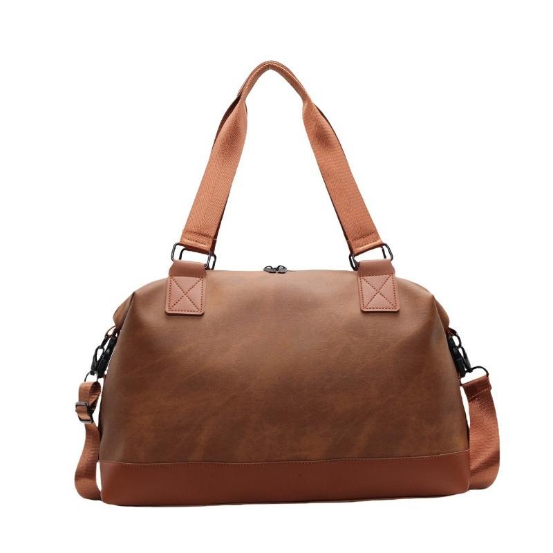 European and American Style PU Portable Travel Bag Dry and Wet Separation Fashionable Yoga Bag for Pull Rod