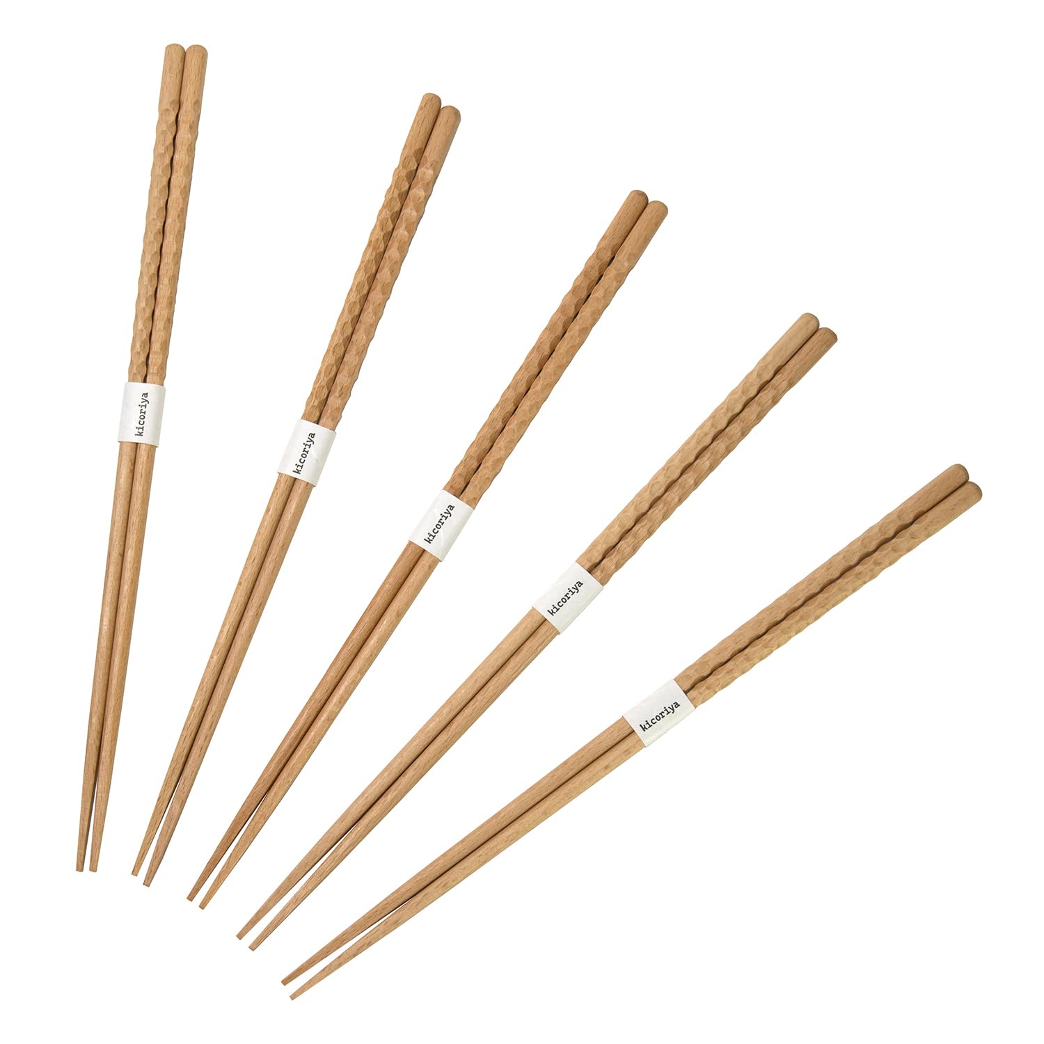 

Set of 5 33cm Kicoriya Wooden Chopsticks, Natural