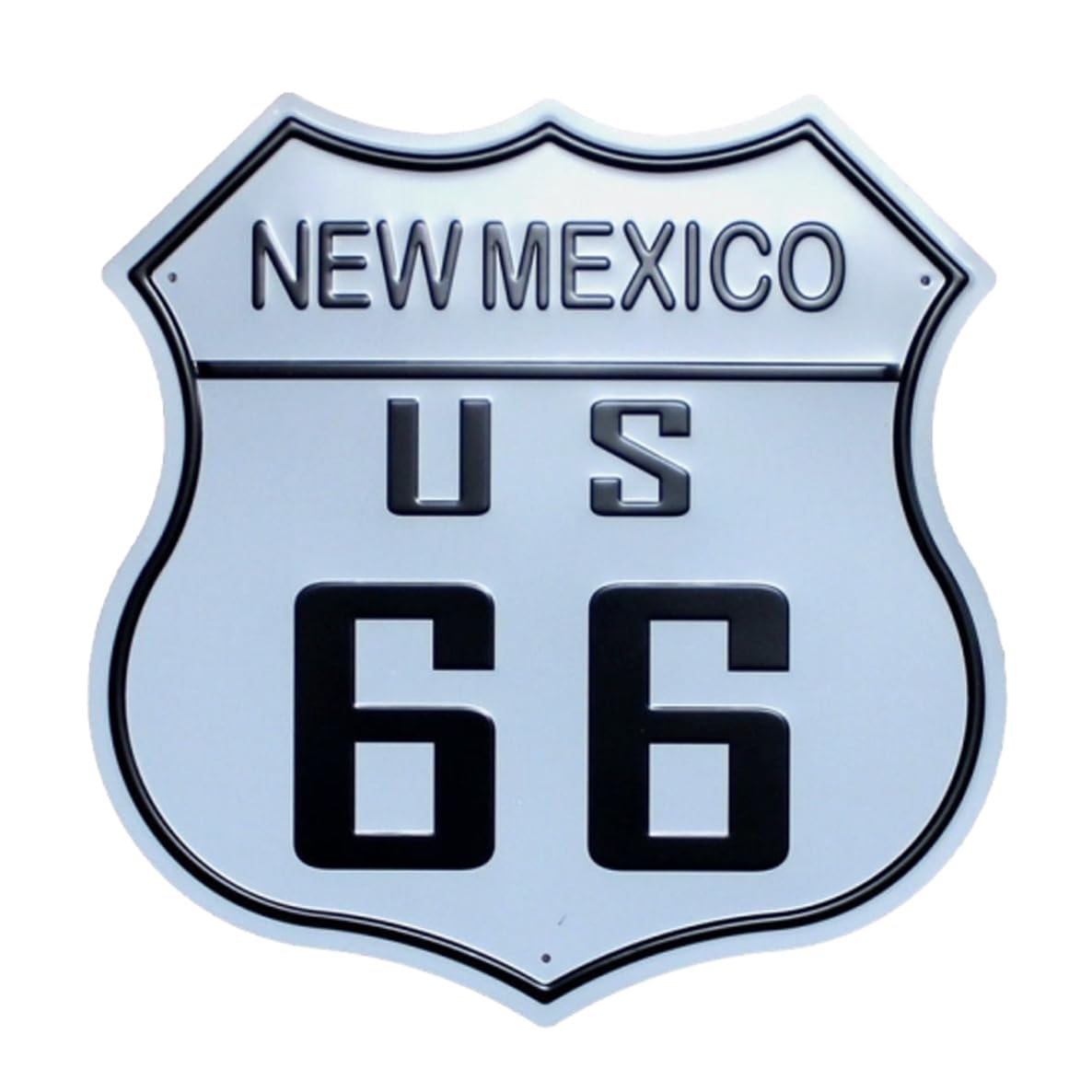 ALOHAMONI American USA Tin Plate Route 66 BIG Size Sign Vintage Metal Plate Number License Plate Retro California West Coast Hawaii Route66 (New