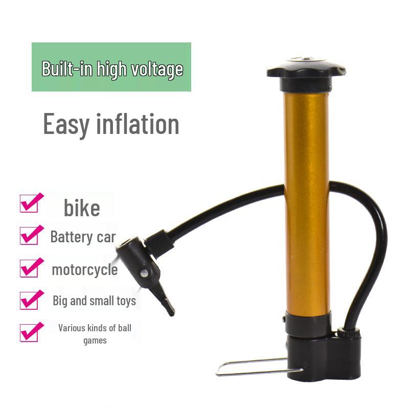 Portable High-Pressure Mini Electric Pump for Bicycles, Motorcycles, and Basketballs