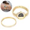Women Jewelry Set Quartz Movement Watch   Steel Bracelet Jewelry Set Anniversary Gift