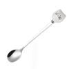Cute Cat Spoon Stainless Steel Long Handle Spoon for Tea Coffee Ice Cream Dessert