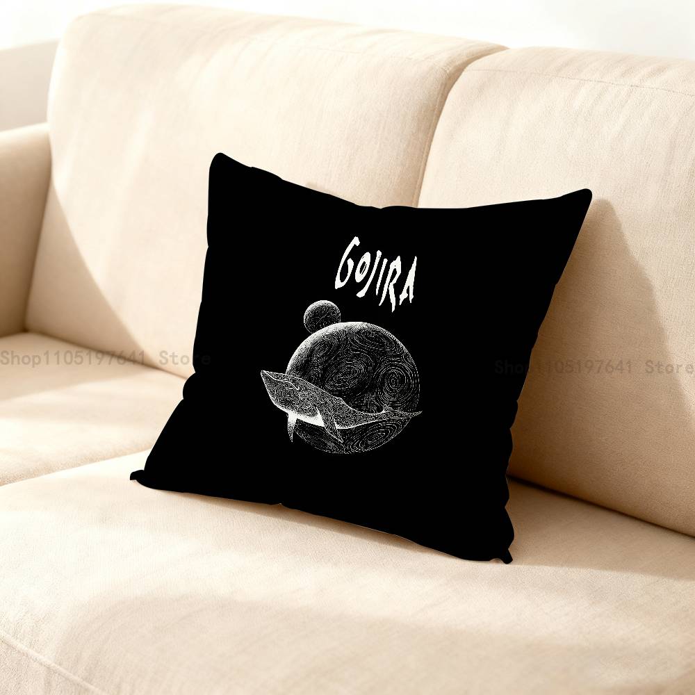 Band G-Gojiras Pillow Case Cute Cartoon Anime Peripheralsbedroom Sofa Decorative Cushion Cover Soft Cushion Cover