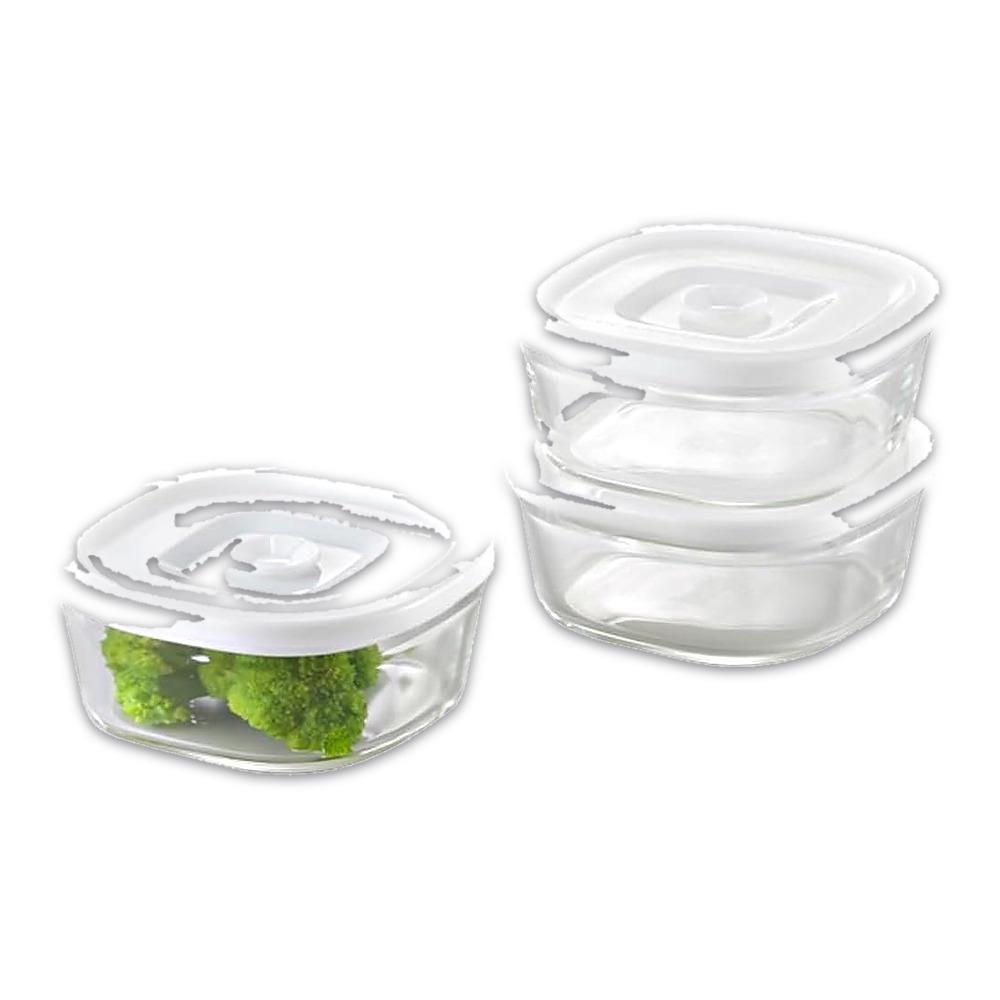 iwaki Pack & Range Square Glass Food Storage Containers Heat Resistant Microwave Safe PS-PRN-11W