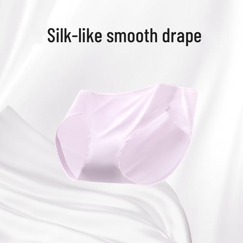 JDL Women's Ice Silk Seamless Antibacterial Briefs (3-Pack)