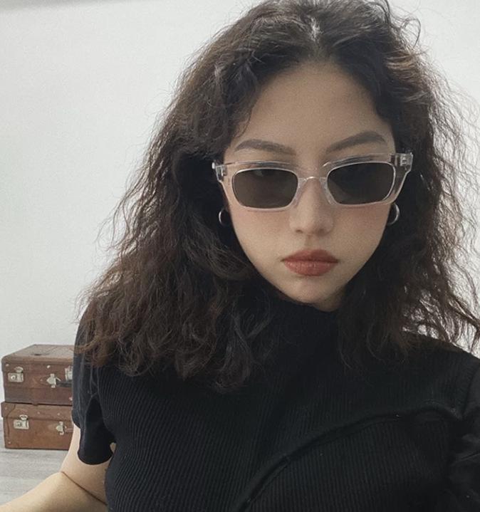 Lunettes de soleil rétro européennes-américaines style Jennie, lunettes coréennes tendance TikTok Disco Hot Girl