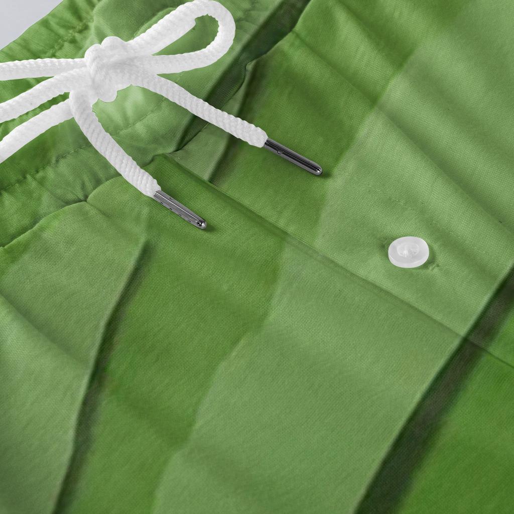 Men's Drawstring Pocket Cuffed Casual Pants Home Sleep Pants