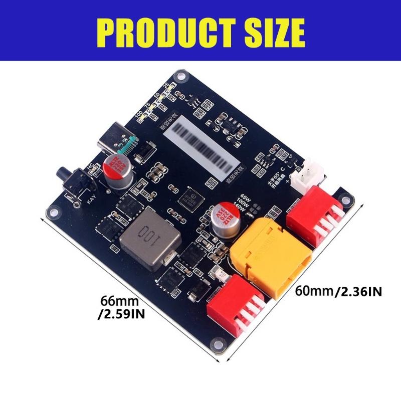 IP2366 PD3.1 140W Bidirectional Fast Charging Module Charging 2S 3S 4S 5S 6S Lithium Battery Charging Board