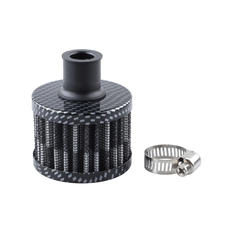 1 Piece Motorcycle Turbo High Flow Racing Cold Air Intake Filter Mushroom Head Universal Interface Car Air Filters 12mm