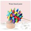 Kids Wooden Spiral Lollipop Stress Toy Spinning Decompression Toy