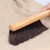 1PC Long-Handled Bed Brush, Wooden Handle, Solid Wood Bed Sweeping Brush, Carpet Brush, Soft Bristle Brush