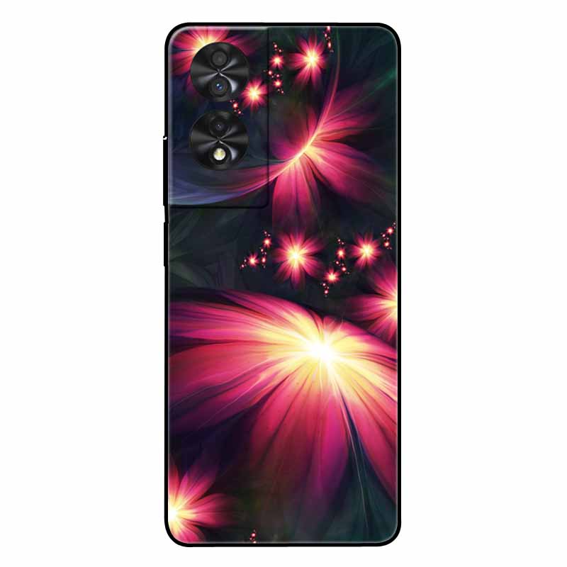 

For TCL 40 NxtPaper 4G Case Silicone Funda Soft Fashion Painted Black Coques for TCL 40 NxtPaper 4G Phone Cover TPU Animal Capas -TCL40 NxtPaper 4G