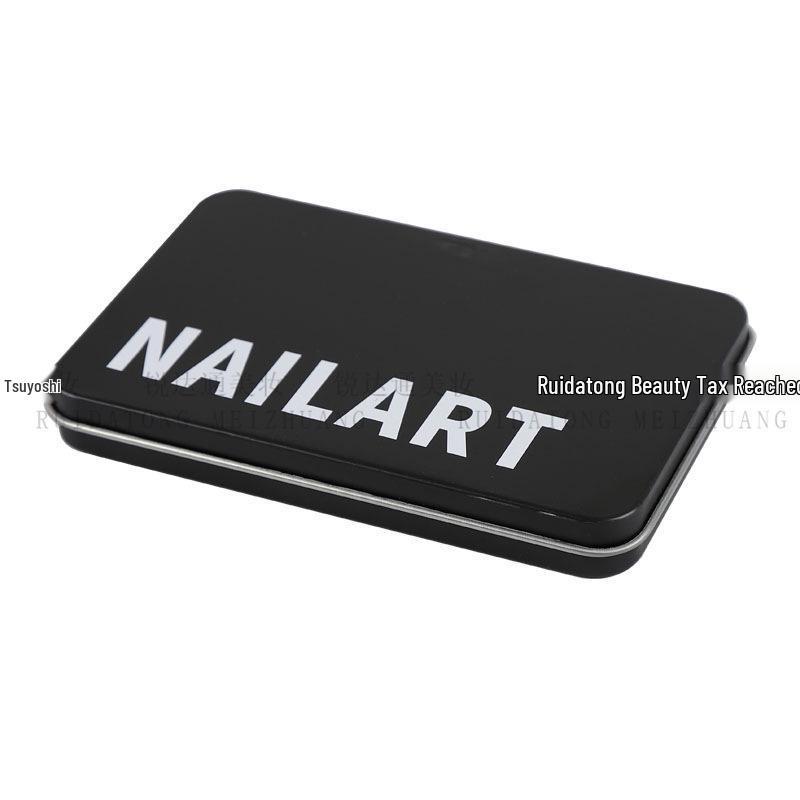 Nail Art Luxury Iron Storage Box for Handmade Press-On Nails