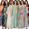 Gold Sequin Embroidered Tulle Jalabiya Abaya for Muslim Women - Middle East Style
