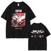 Camiseta Gráfica de Tour de Rock Kmfdm 97 Verano Hombres Mujeres Vintage Gótico Punk Streetwear Masculino Casual Camisetas de Algodón Puro