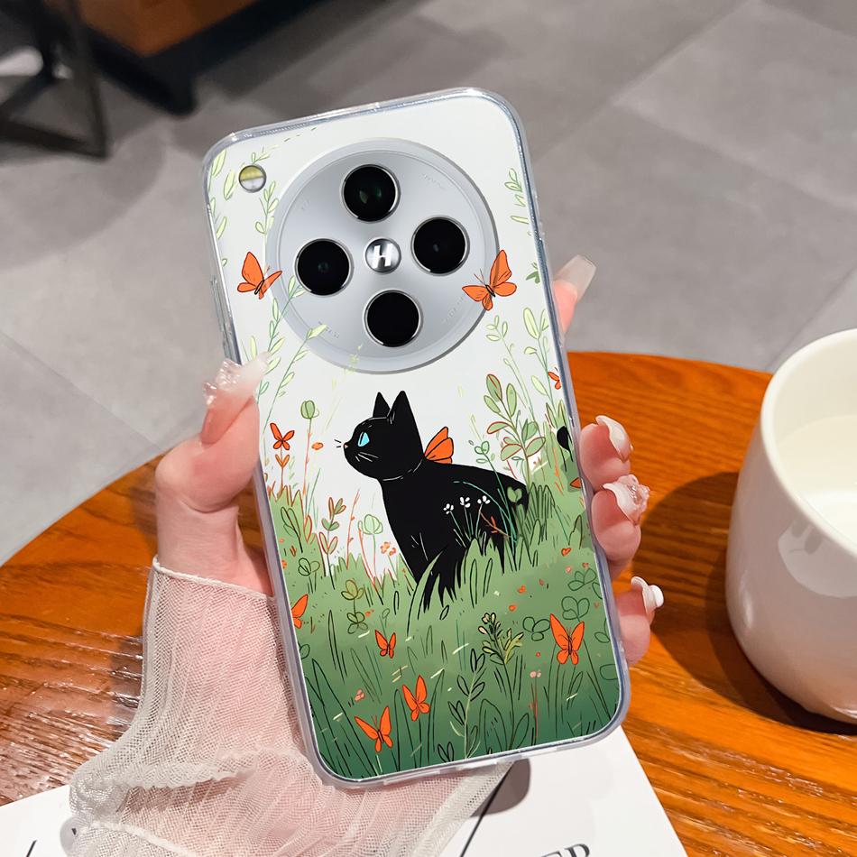For Oppo Find X8 Pro Case Luxurious Flowers Clear Phone Housing For Oppo Find X 8 X8Pro Soft TPU Silicone Anti Drop Back Covers Oppo Find X8 Pro