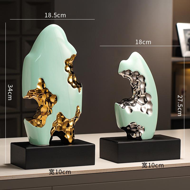 Zhaocai Stone Sculpture Decoration Hotel Restaurant Entrance Decoration Creative Ceramic Crafts Home Decoration Accessories