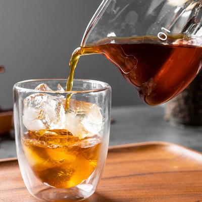New Coffee Carafe 450/600ml Coffee Clear Glass Kettle Sharing Pot with Lids Pour Over Coffee Espresso Maker Accessories