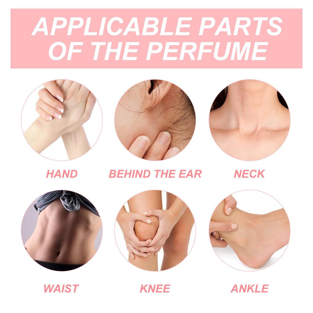 ROXELIS Colorless Rose Perfume - Long-Lasting Fresh Elegant Floral Scent | Women's Eau de Parfum, Charming Fragrance