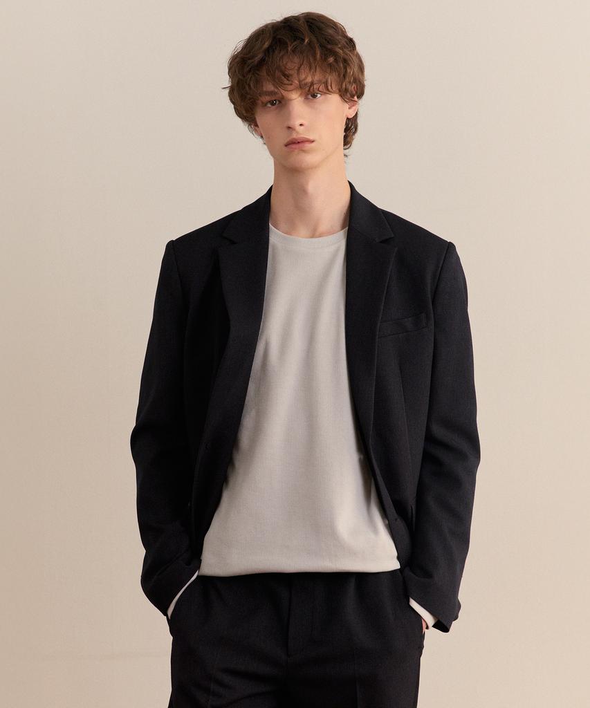 Mindbridge Two-Tone Knit Jacket - 2Color