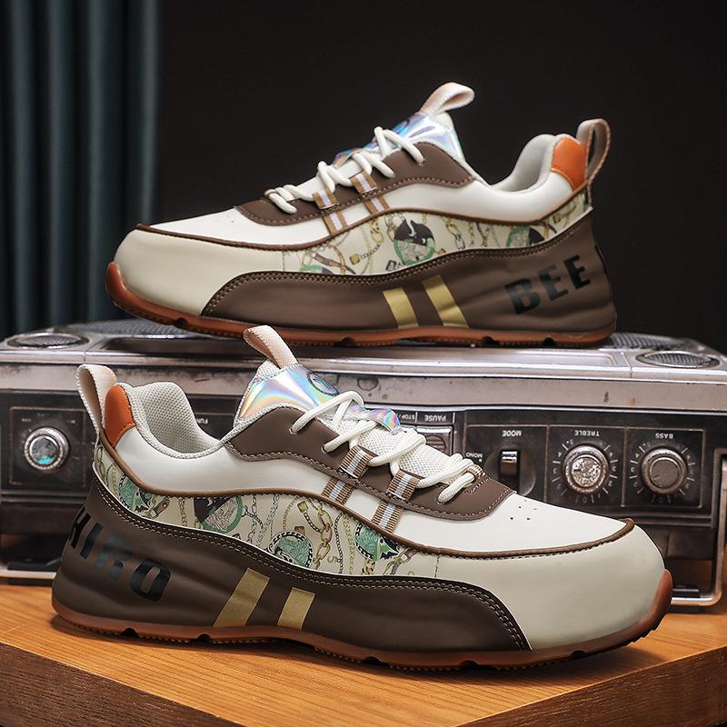 Couple Fashion Men's Shoes New Sports Bag Sole Shoes Versatile Casual Spring and Summer Dad Leather Shoes